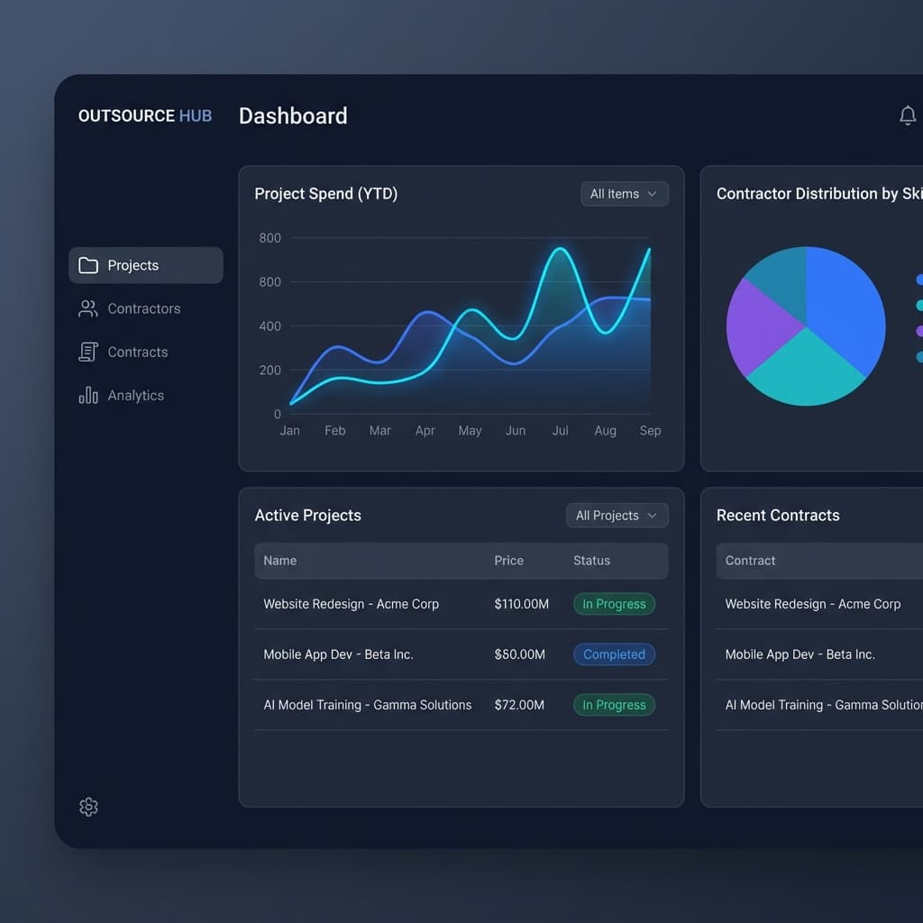 SaaS Dashboard Preview